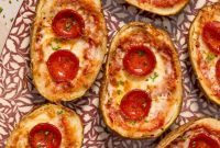 Air Fryer Loaded Potato Skins Pizza